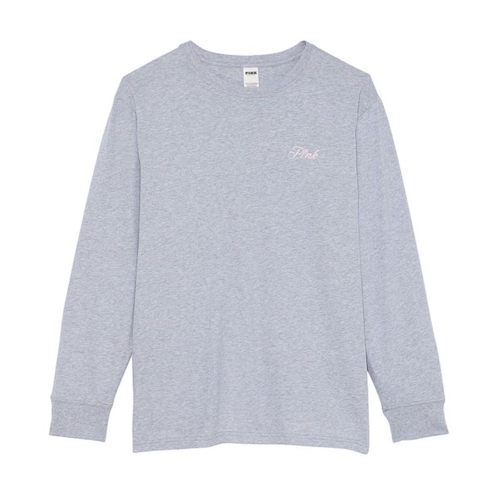 Victoria’s Secret PINK campus cotton long sleeve tee shirt